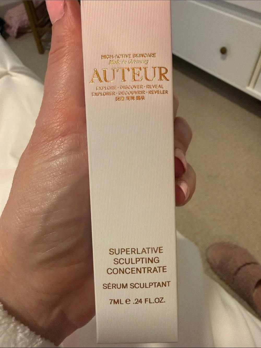 Auteur sculpting concentrate